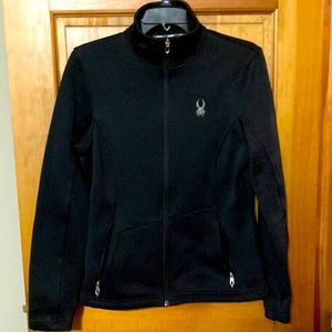 Black spyder jacket in size medium.